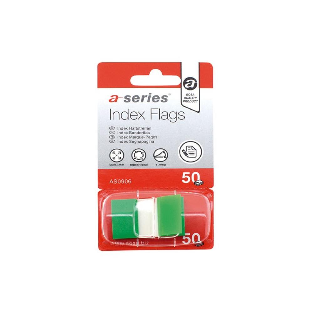 A - SERIES - INDICES 50H AUTOADH. A-SERIES 12X44MM VERDE