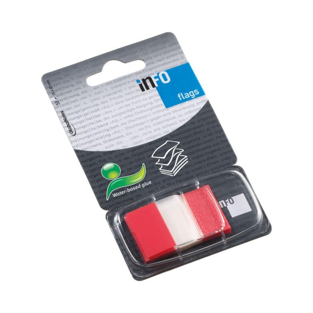 A - SERIES - INDICES 50H AUTOADH. A-SERIES 12X44MM ROJO