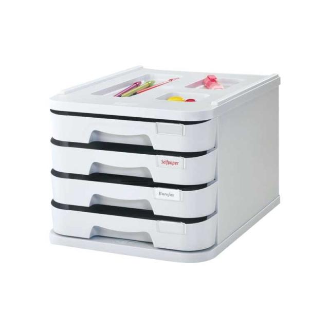 A - SERIES - MODULO A-SERIES 4 CAJ. GRIS 1000MAS-08