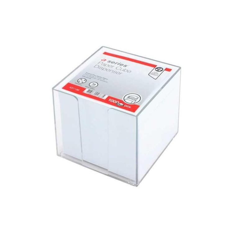 A - SERIES - CAJA+TACO 1000H PAPEL A-SERIES 8.9X8.9CM 70GR BL