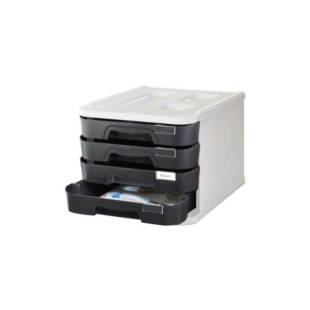 A - SERIES - MODULO A-SERIES 4 CAJ. NEGRO 1000MAS-02