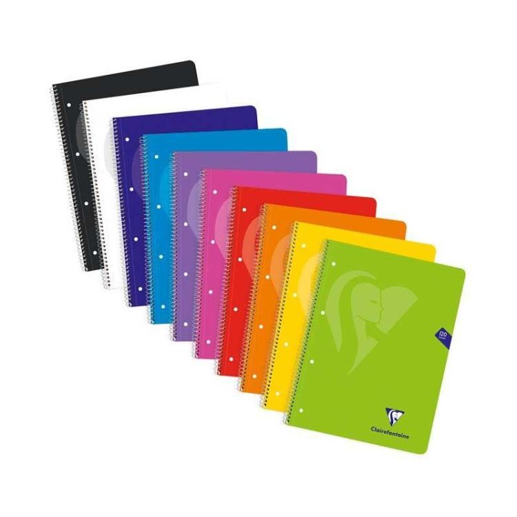 Clairefontaine - CUAD ESP CLF MIMESYS A4 5X5 T/PP 120H 4T STDO