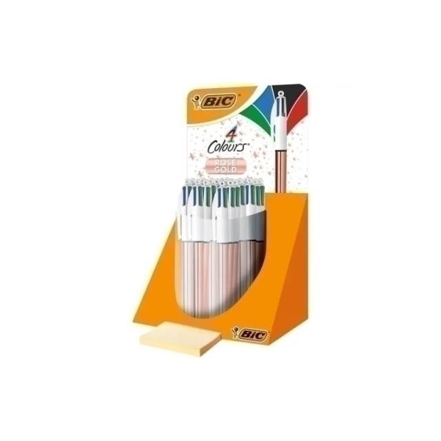 BIC - EXP. 20U BOLIGRAFO BIC 4 COLOURS ROSE GOLD
