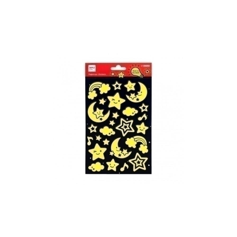APLI - STICKERS APLI (18559) Bl.1h. ESTRELLA&LU - Pack de 5 unidades