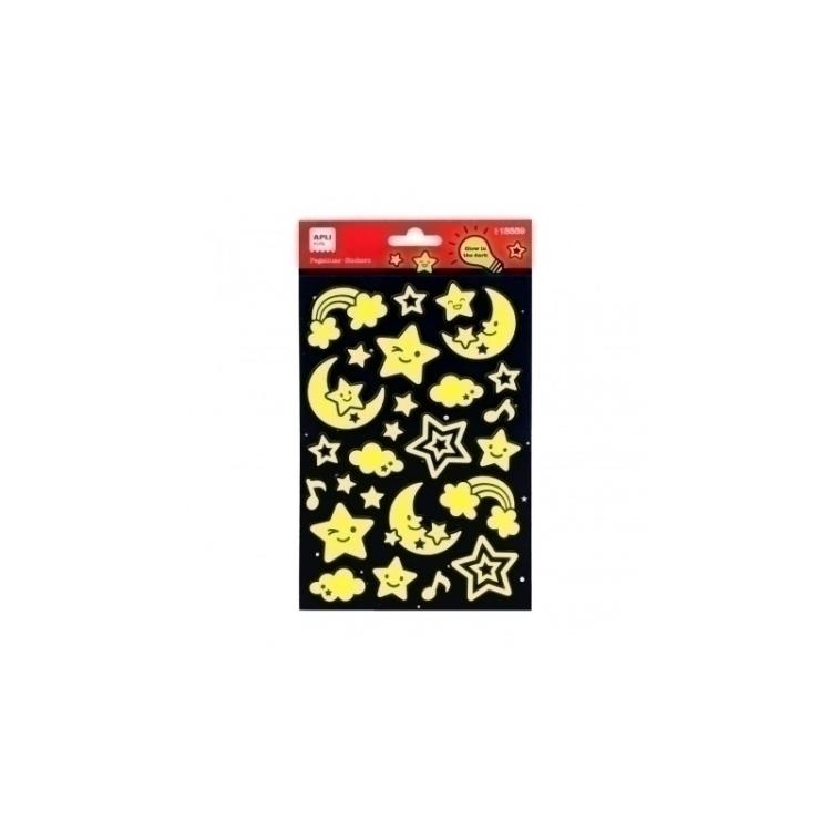 APLI - STICKERS APLI (18559) Bl.1h. ESTRELLA&LU - Pack de 5 unidades