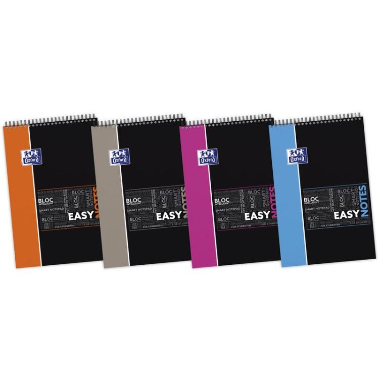 Oxford - OXF CUAD EASYNOTES A4+ 80H C5 - Pack de 5 unidades - 100430279