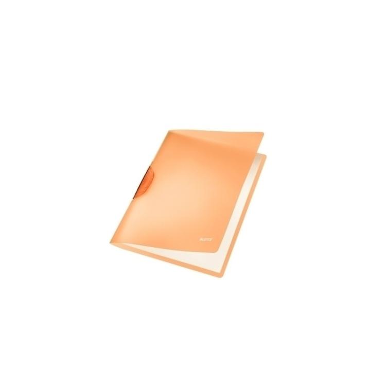 Leitz - DOSSIER CLIP LEITZ RAINBOW 30h NARANJA - Pack de 6 unidades