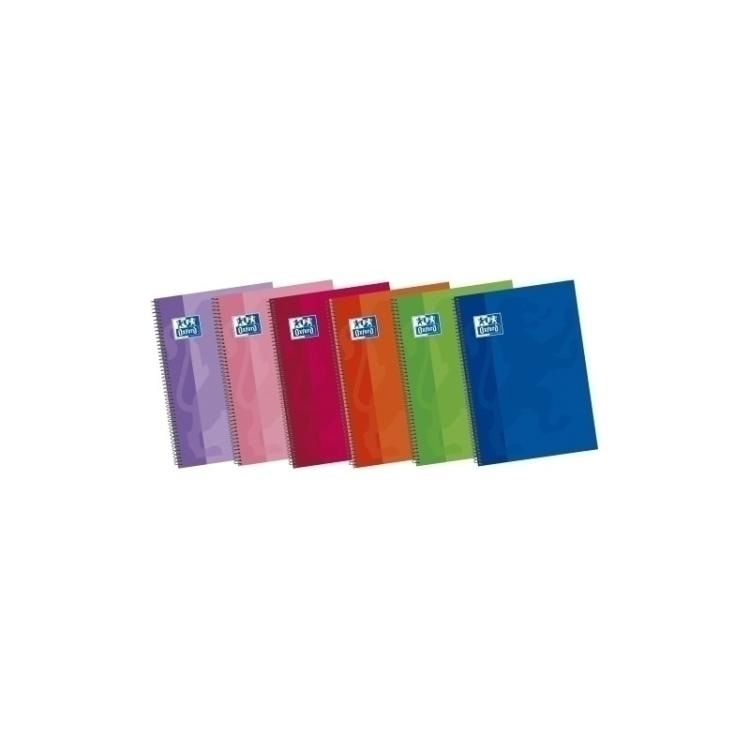 Oxford - BLOCK OXF.SCH.EXTRA Fº 80h MM COL.(6) - Pack de 5 unidades
