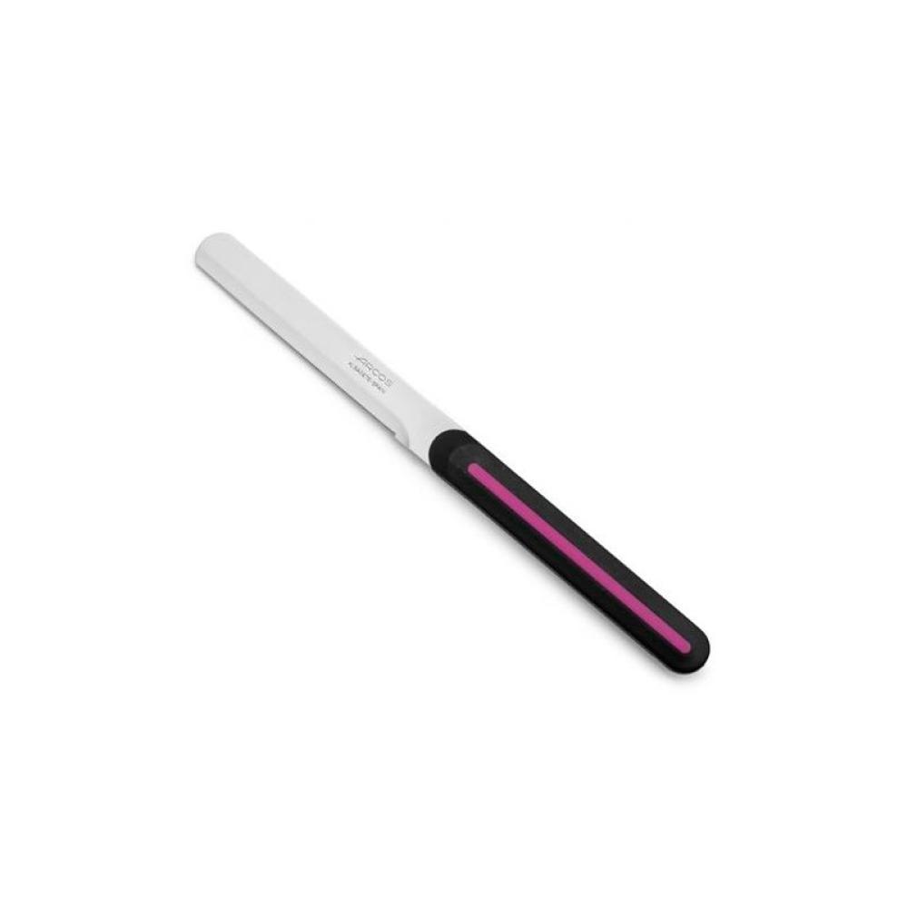 ARCOS - ARCOS CUCHILLO DESAYUNO NEGRO-FUCSIA POLIPROPILENO - Pack de 36 unidades