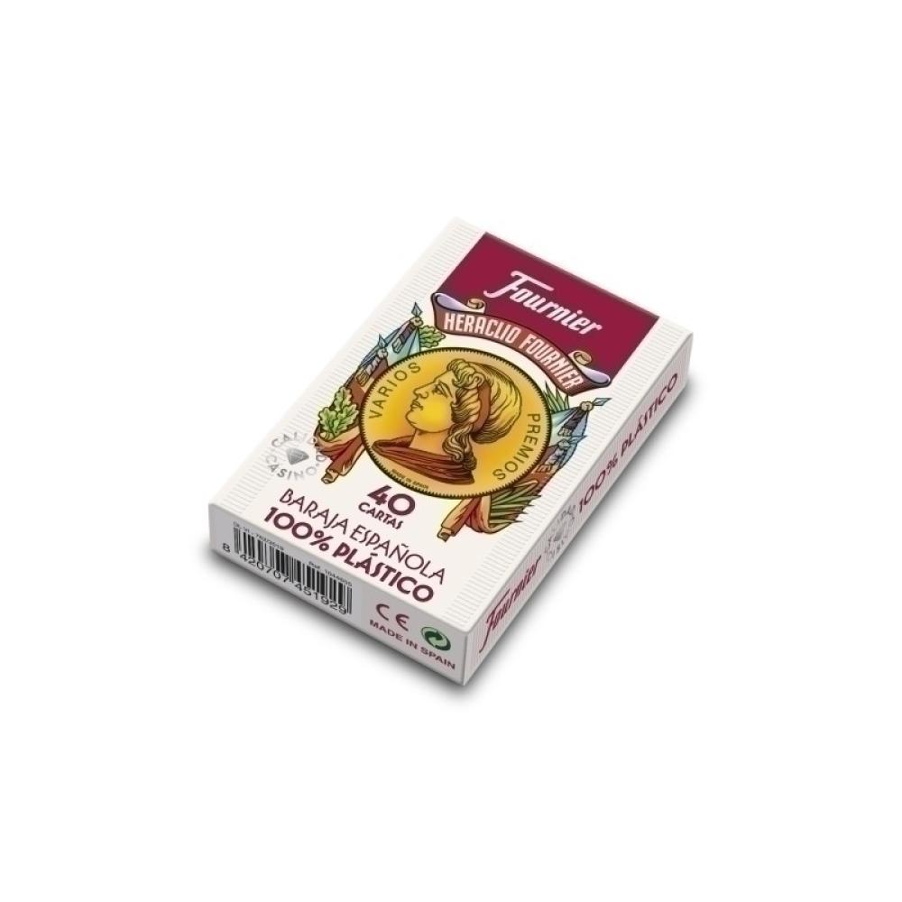 Fournier - BARAJA ESPAÑOLA PLAST. 40 CARTAS 2100 - Pack de 12 unidades
