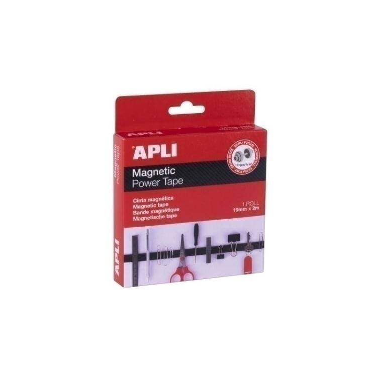APLI - CINTA ADHESIVA APLI MAGNETICA 2m x19 mm