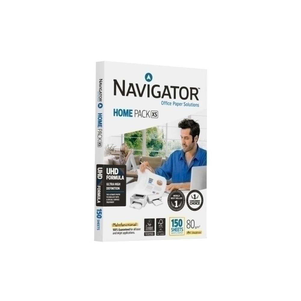 Navigator - PAPEL A4 NAVIGATOR 80g 150h HOME PACK - Pack de 12 unidades