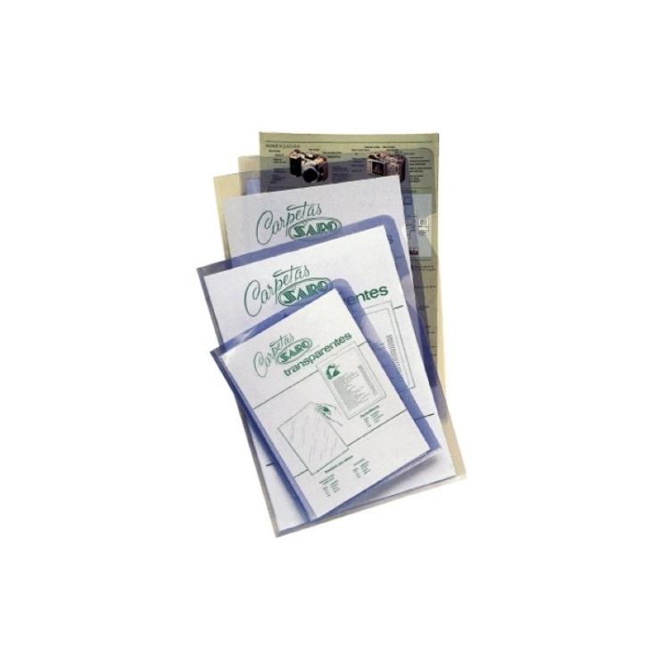 Saro - DOSS.ANG.RECT.SARO PVC 280µ A4 TRA P/50