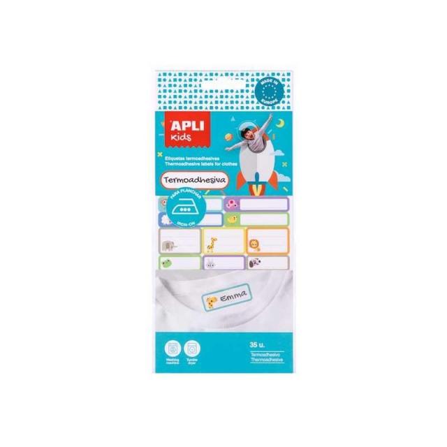 APLI Kids - B. 35 ETIQUETAS TEXTIL APLI TERMOADHESIVAS 17793
