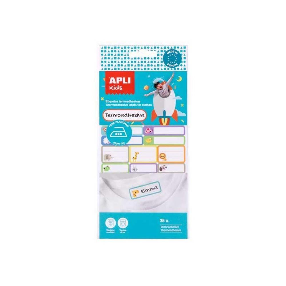 APLI Kids - B. 35 ETIQUETAS TEXTIL APLI TERMOADHESIVAS 17793