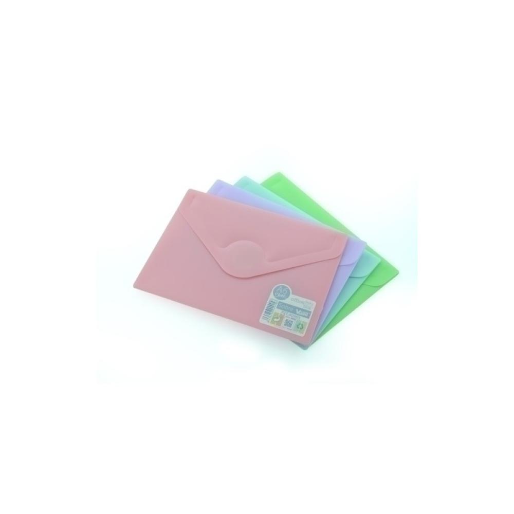 Office Box - DOSSIER SOBRE OB PP V-LOCK A6 BLUSH - Pack de 10 unidades