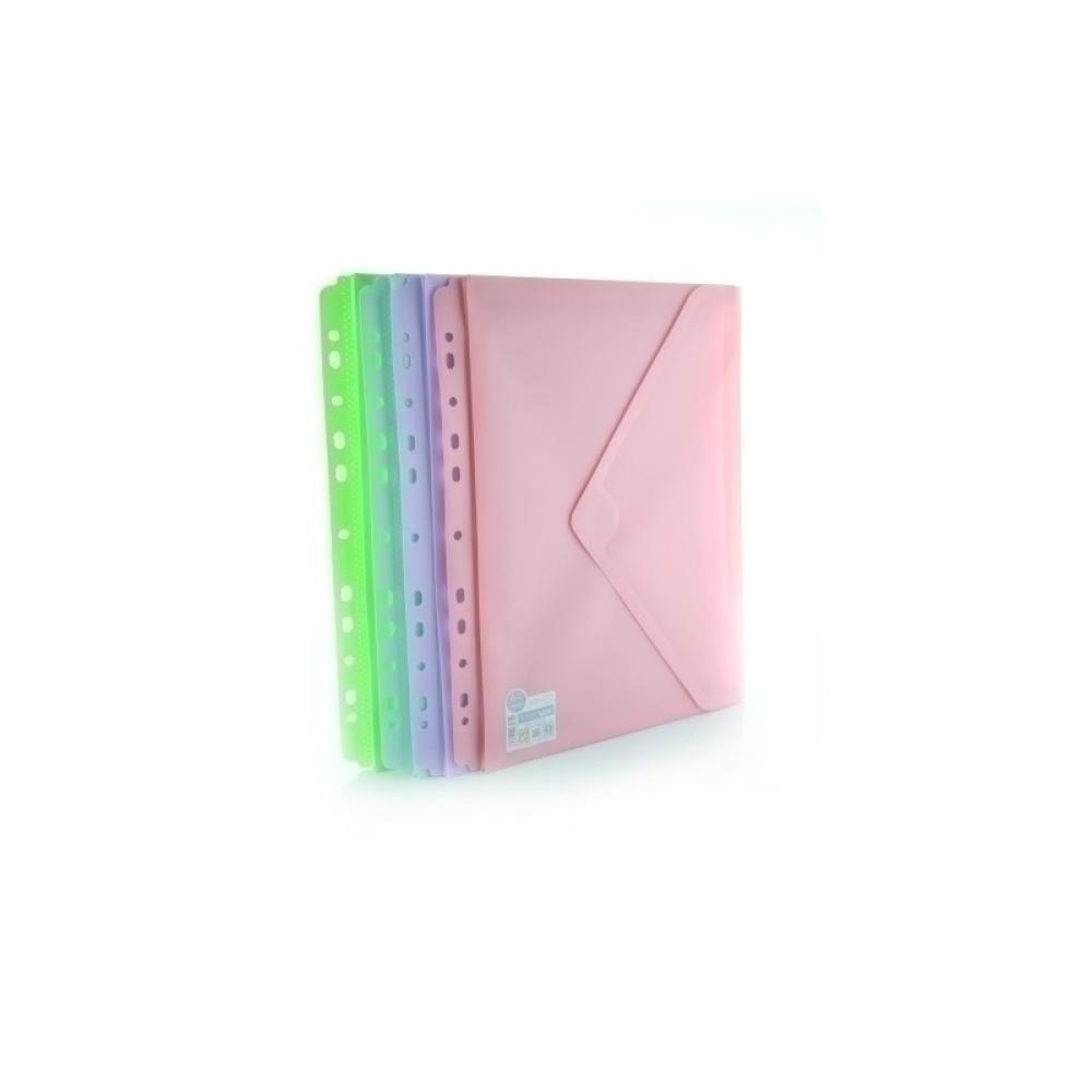 Office Box - DOSSIER SOBRE OB PP V-LOCK A4+ BL.FU/MUL - Pack de 10 unidades