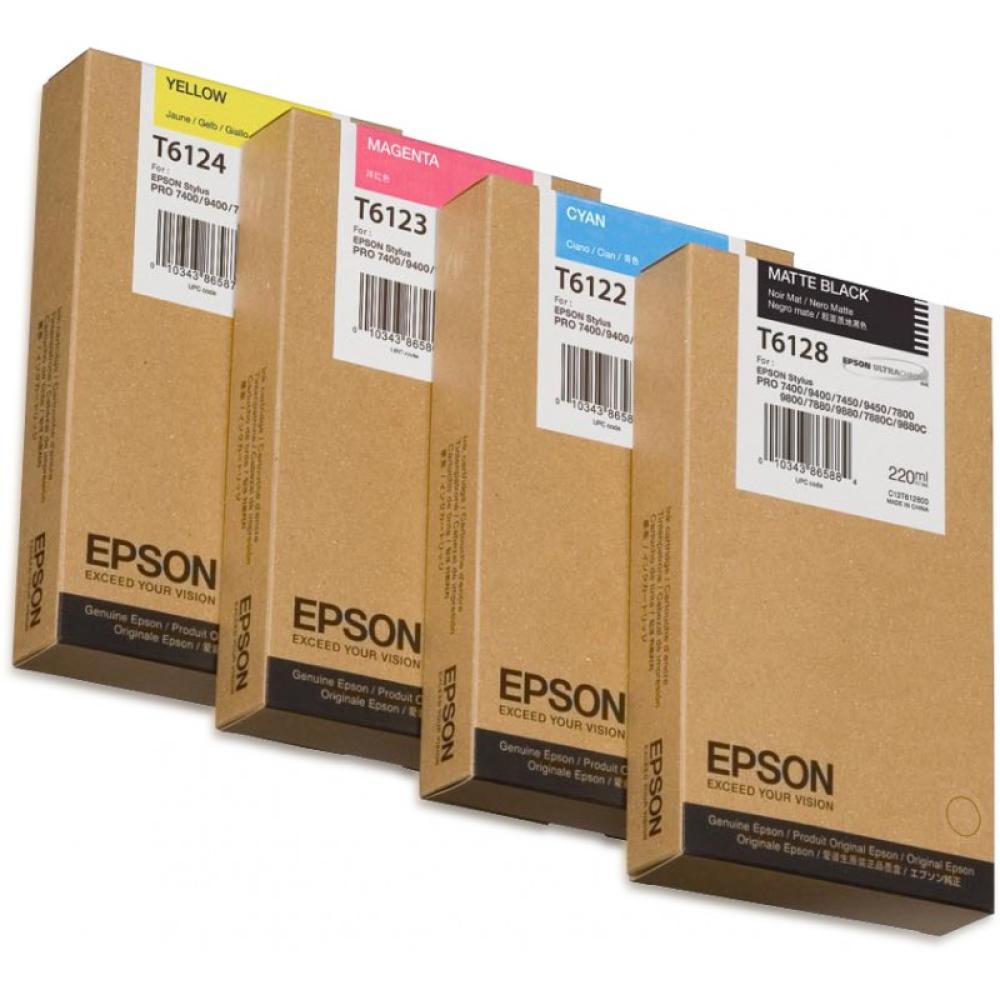 Epson - Cartucho T612200 cian