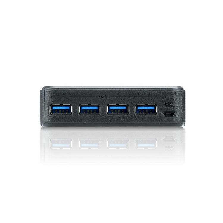 ATEN - Switch de periféricos USB 3.2 Gen1 de 2 x 4 puertos