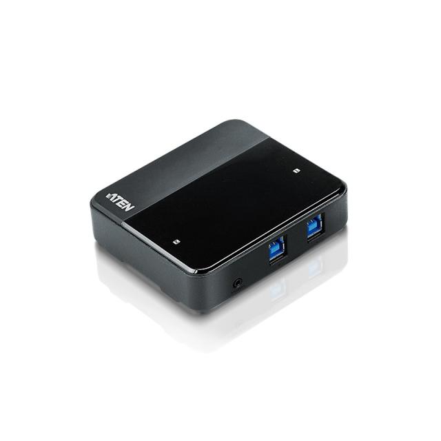 ATEN - Switch de periféricos USB 3.2 Gen1 de 2 x 4 puertos