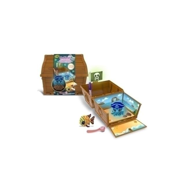 Crayola - JUEGO CRAYOLA WASHIMALS OCEAN GLOW PETS