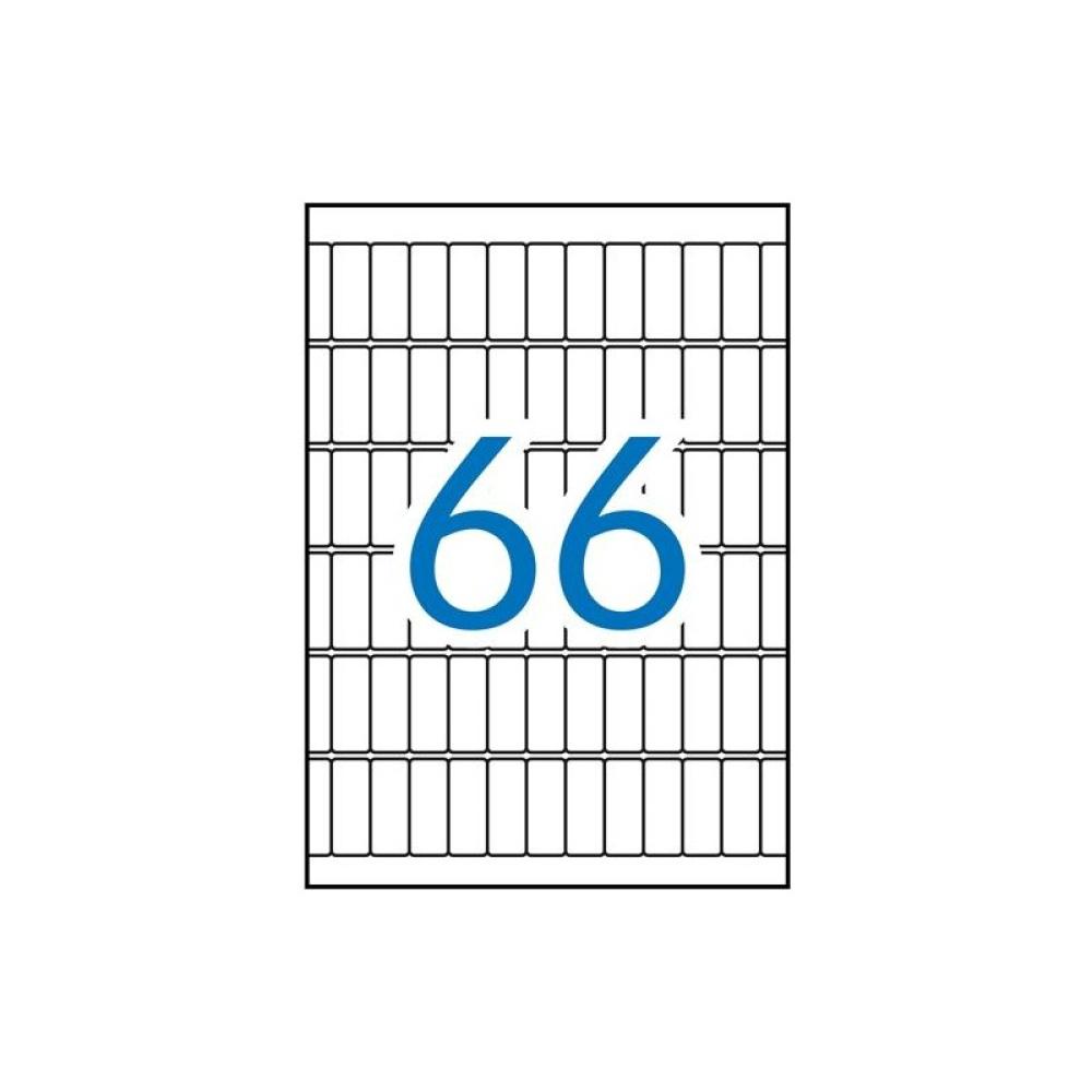 APLI - APLI ETIQUETAS ADHESIVAS 12X30MM MANUAL/IMPRESIÓN C/ROMOS 66 X 15H A5 BLANCO