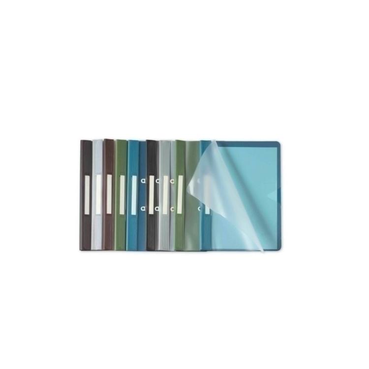 Pardo - DOSSIER FASTENER PARDO Fº TARJ. AZUL - Pack de 10 unidades