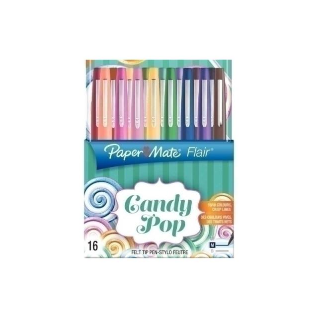 Papermate - ROTUL.PAPERMATE NYLON CANDY POP B/16