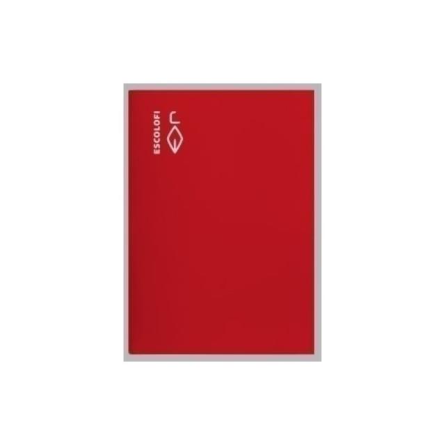 Escolofi - LIBRETA ESCOLOFI 4º 50h CD.5 70g ROJO - Pack de 10 unidades