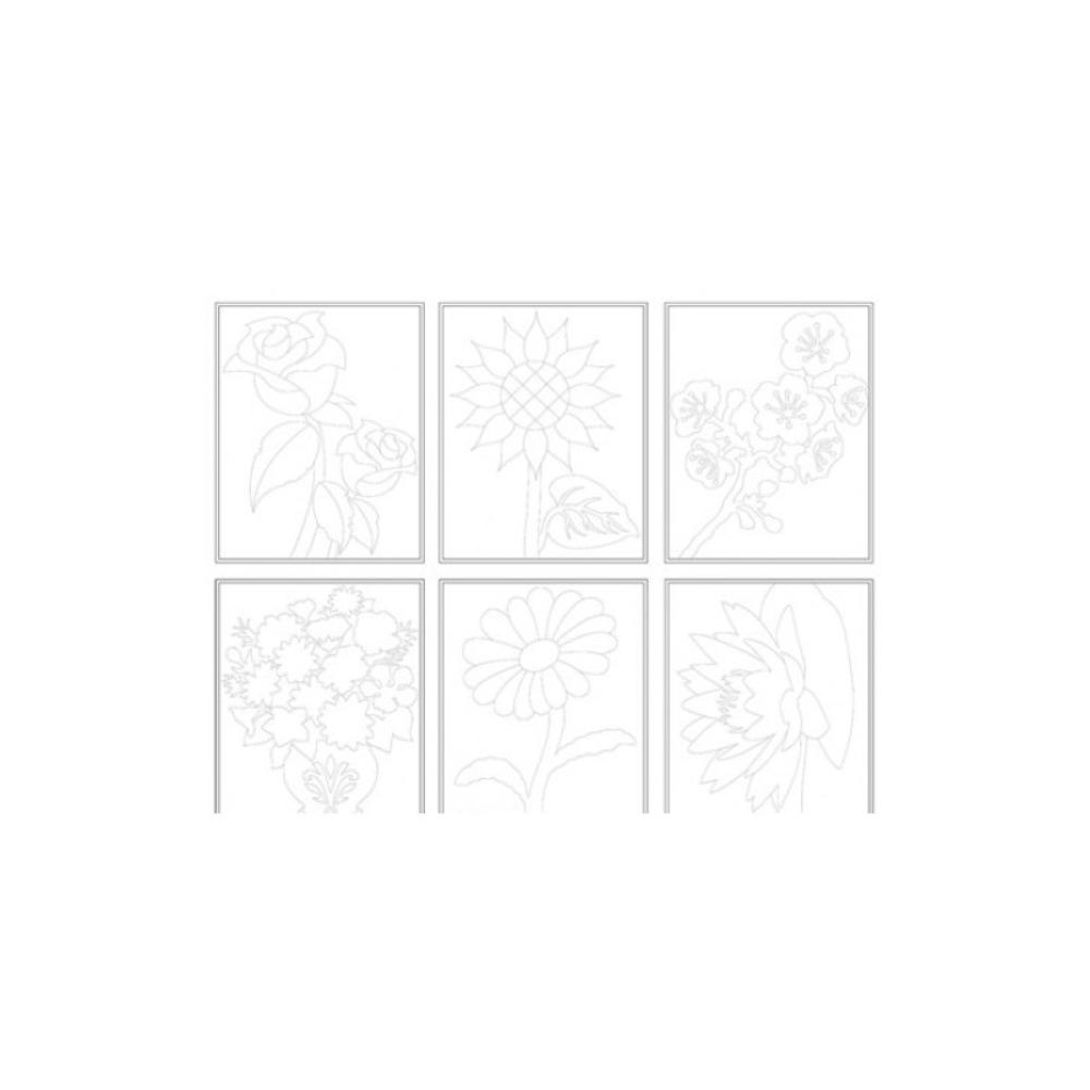 Niefenver - CUADRO NIEFENVER MOD.FLORES PACK DE 6