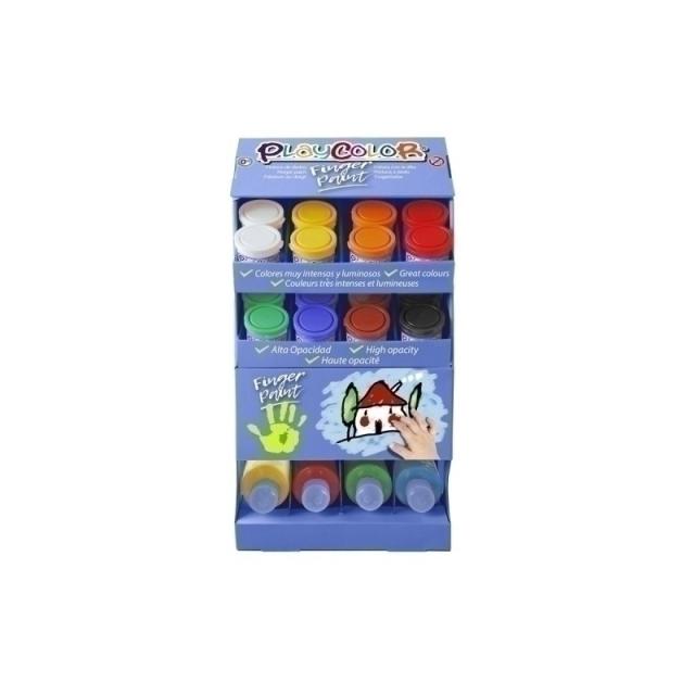 Playcolor - PINTURA DEDOS PLAYCOLOR SURT. EXP.36