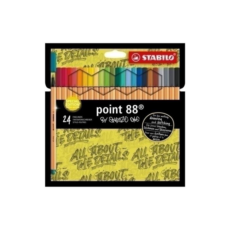 STABILO - ROTUL.STABILO POINT 88 ESTUCHE 24 - Pack de 6 unidades