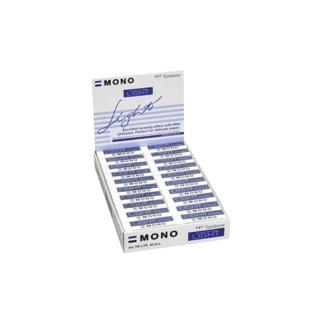 Tombow - GOMA TOMBOW MONO LIGHT CAJA DE 40