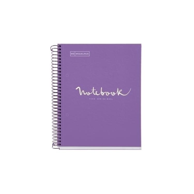 Miquelrius - BLOCK MR EMOT.NB-5 PP A4 120h 90g CD.5 - Pack de 5 unidades - MR46687