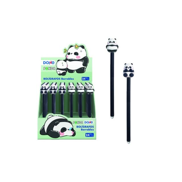 DOHE - EXPOSITOR CON 24 BOLÍGRAFOS BORRABLES PANDA DOHE 79645