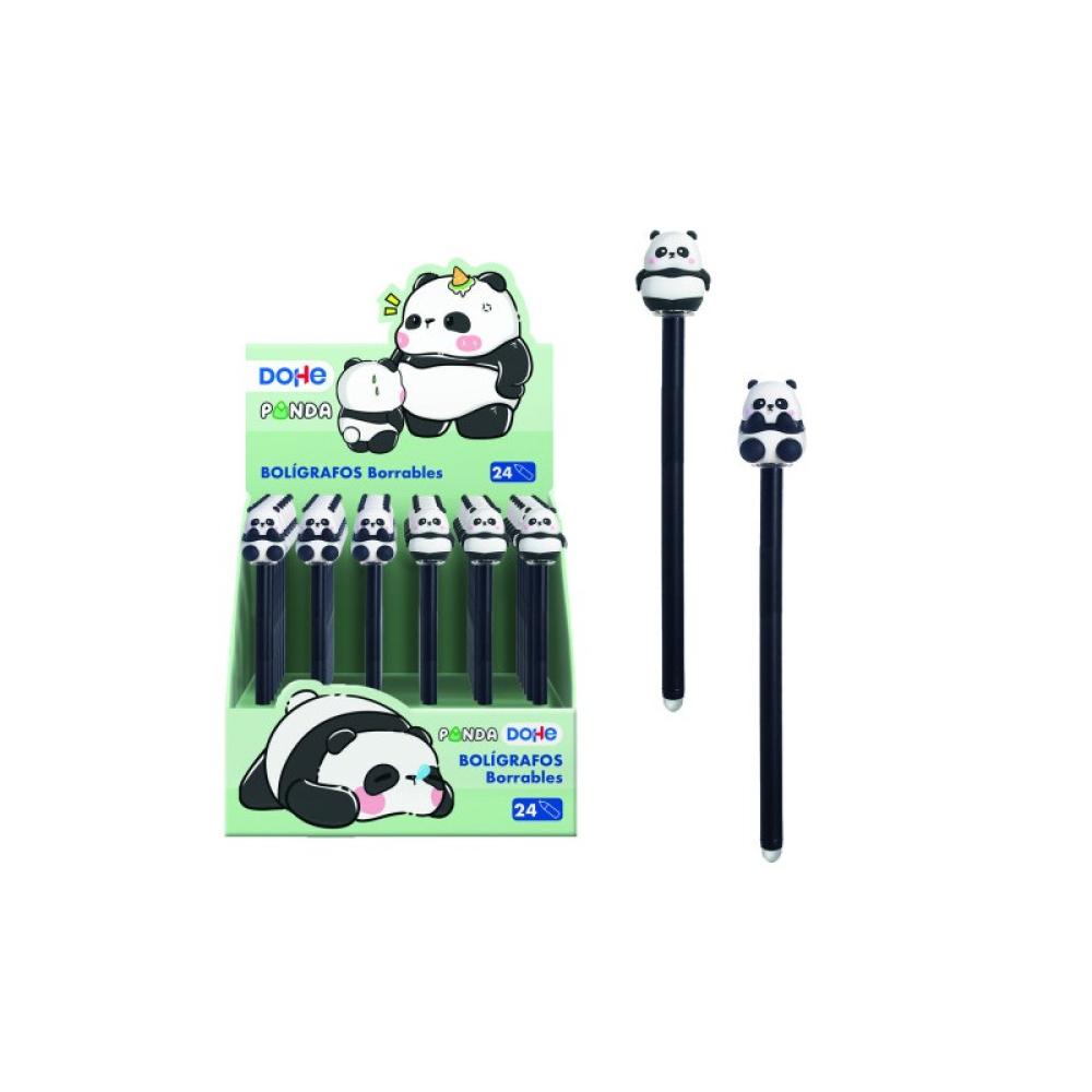 DOHE - EXPOSITOR CON 24 BOLÍGRAFOS BORRABLES PANDA DOHE 79645