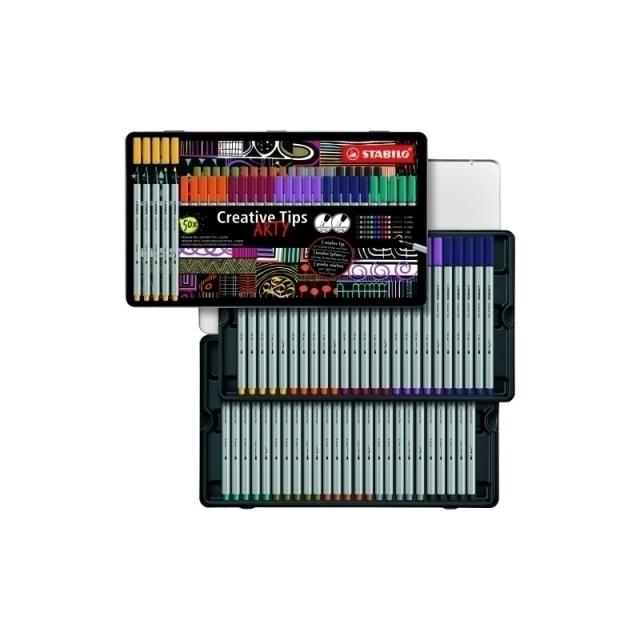 STABILO - ROTUL.STABILO CREATIVE TIPS ARTY C/50