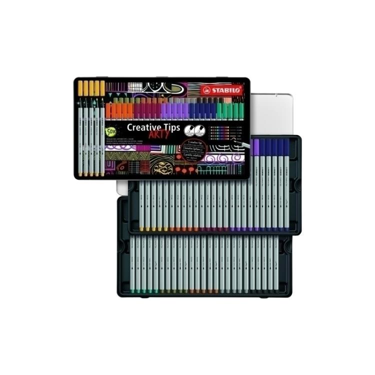 STABILO - ROTUL.STABILO CREATIVE TIPS ARTY C/50