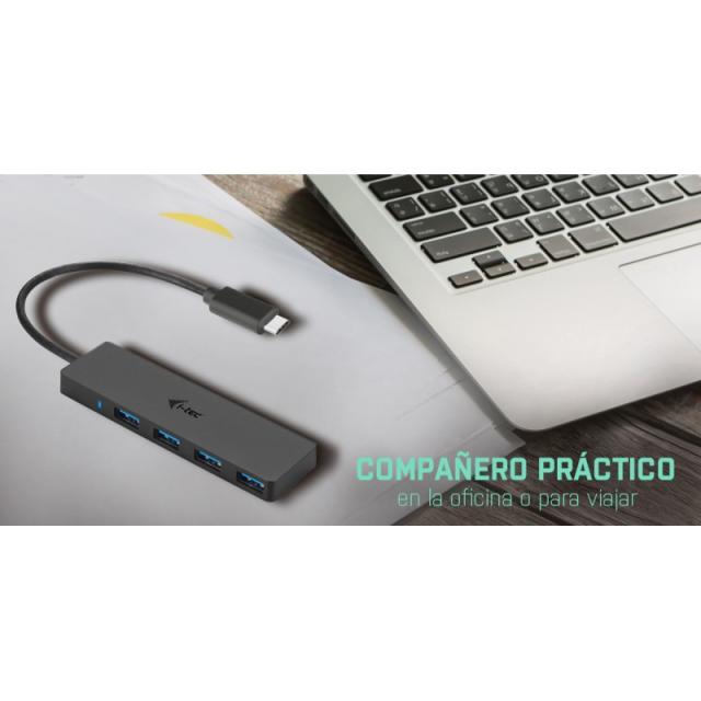i-tec - Advance USB-C Slim Passive HUB 4 Port