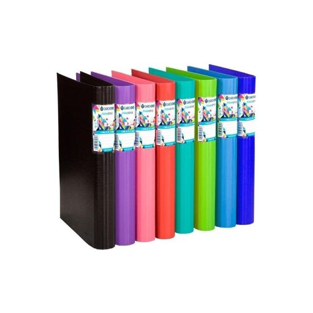 CARCHIVO - CARCHIVO CARPETA ANILLAS 4 X 25MM A4 FOAM STYLE EXTRA RÍGIDO 2MM ROJO