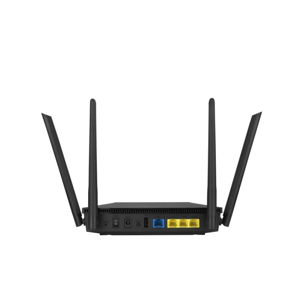 ASUS - RT-AX53U router inalámbrico Gigabit Ethernet Doble banda (2,4 GHz / 5 GHz) Negro