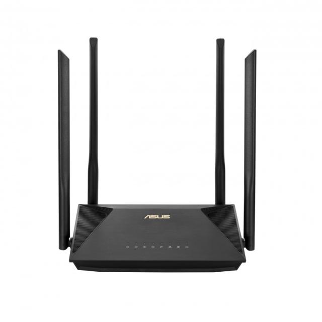 ASUS - RT-AX53U router inalámbrico Gigabit Ethernet Doble banda (2,4 GHz / 5 GHz) Negro