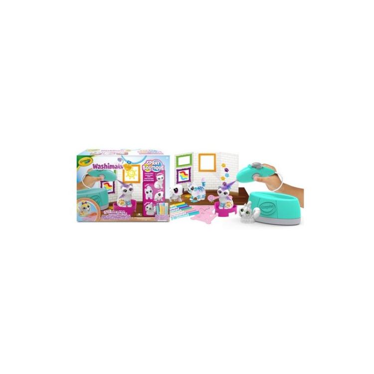 Crayola - JUEGO CRAYOLA WASHIMALS SPRAY BOUTIQUE