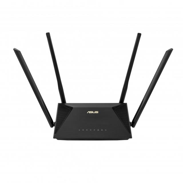 ASUS - RT-AX53U router inalámbrico Gigabit Ethernet Doble banda (2,4 GHz / 5 GHz) Negro