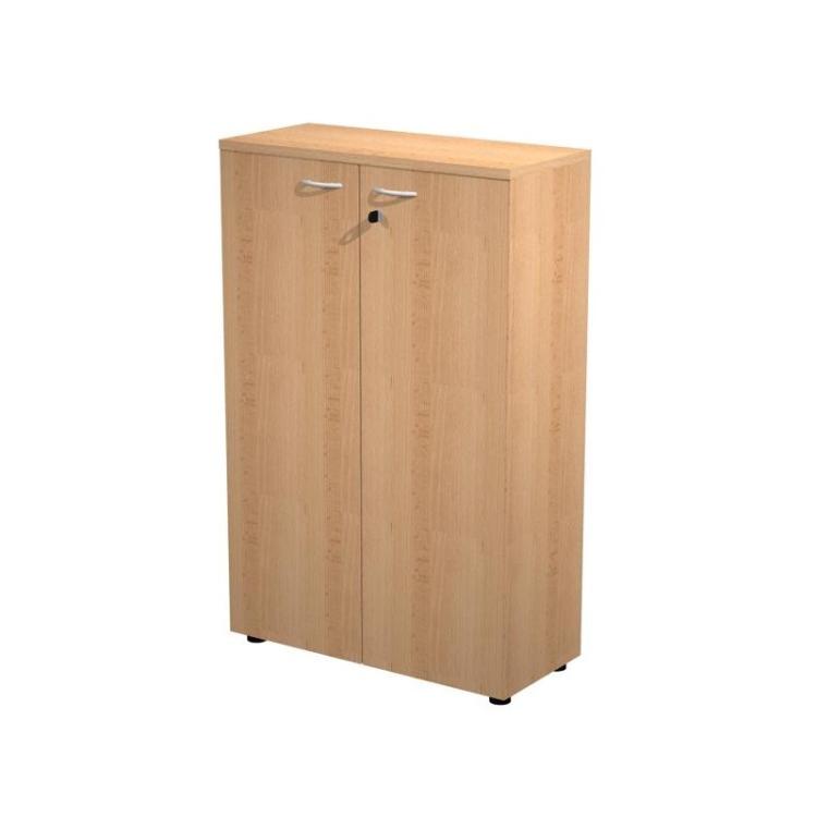 Artexport - ARTEXPORT ESTANTERÍA MEDIA PRESTO CON PUERTAS 2 ESTANTES 22MM REGULABLES CON TRASERA HAYA