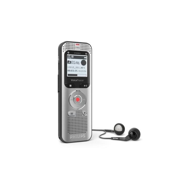 Philips - PHILIPS GRABADORA DIGITAL 8GB Y CONEXION USB-A C/ ENTRADA MICRO SD INCLUYE AURICULARES