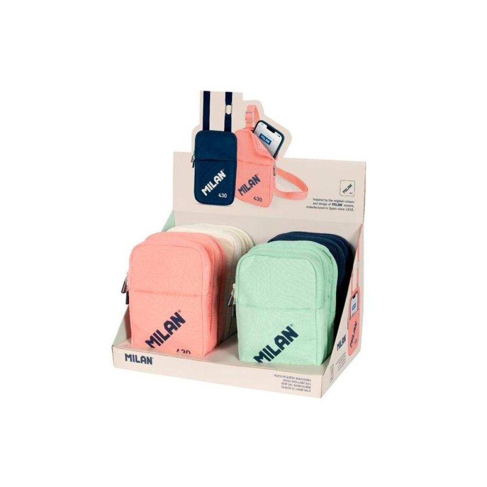 Milan - MILAN BOLSO PEQUEÑO BANDOLERA SINCE 1918 EXPOSITOR 12 UD C/SURTIDOS - Color no elegible