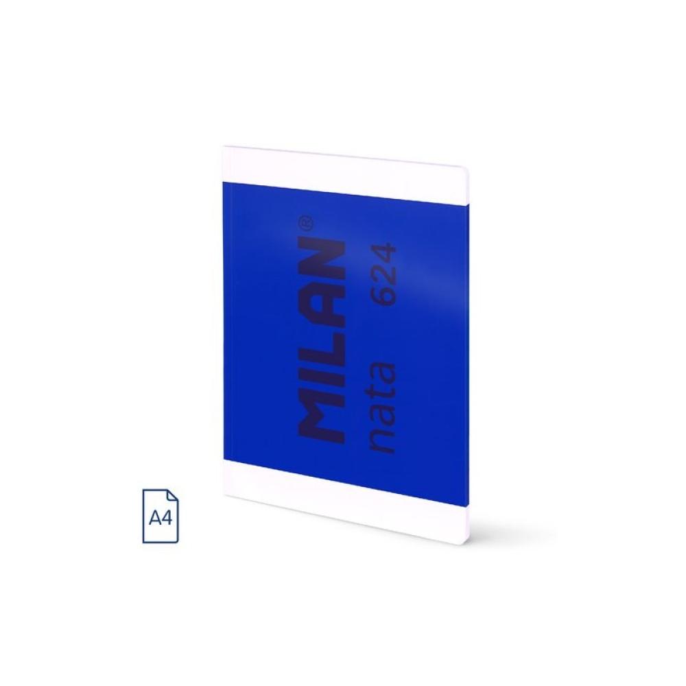 Milan - LIBRETA MILAN 624 A4 48h CD.5 AZUL - Pack de 3 unidades