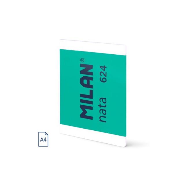 Milan - LIBRETA MILAN 624 A4 48h HRZ. VERDE - Pack de 3 unidades