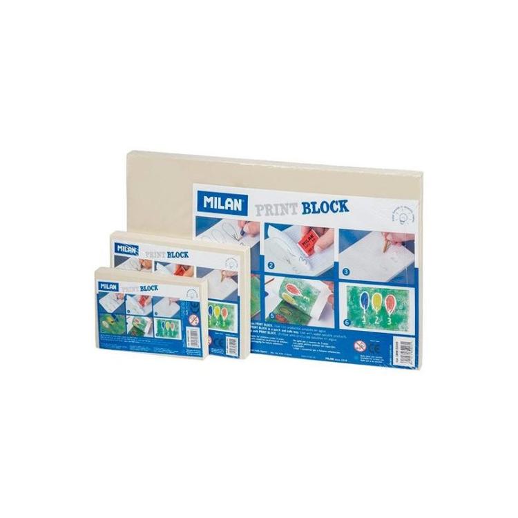 Milan - MILAN PLANCHA DE GRABADO PRINT BLOCK GRANDE 15X30X0,9 CM